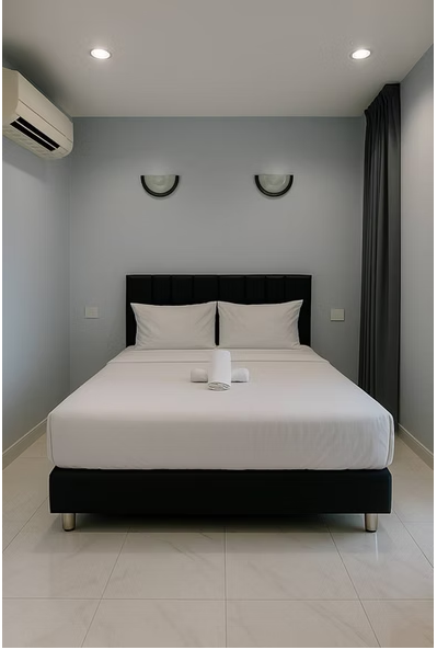 ห้องพักสำหรับ 2 คน SC House Hostel Cha-am ที่พักชะอำราคาประหยัด ห้องพักสะอาด ใกล้ทะเลชะอำ